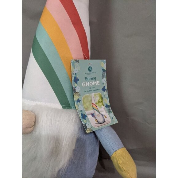 Huntington Home spring gnome rainbow blue  20" Indoor use - Picture 6 of 9